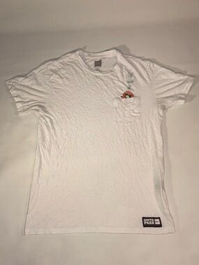 ⚡️ HUF X SOUTH PARK KENNY THUNDERSTRUCK LIGHTNING STRIKE WHITE POCKET T-SHIRT ⚡️